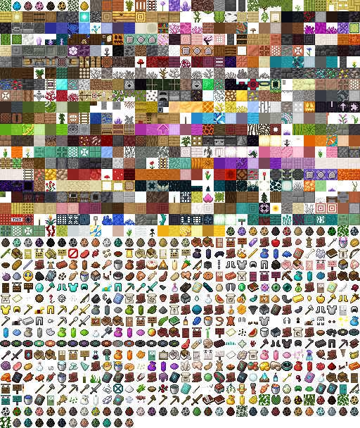 Spritesheet for block renderer